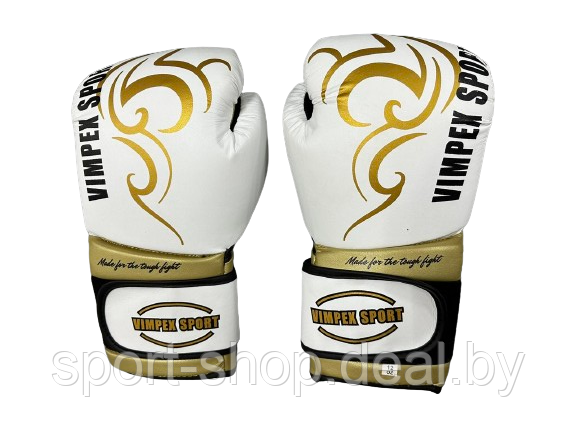 Боксерские перчатки Vimpex Sport 3080,10, 12 oz, перчатки для бокса, перчатки боксерские, перчатки 6 унций - фото 1 - id-p223083236