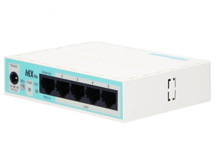 Коммутатор MikroTik hEX Lite RB750 r2 - фото 1 - id-p223013184