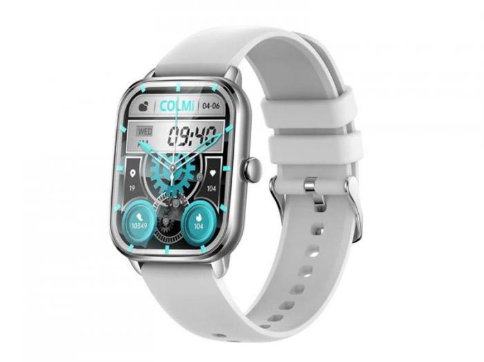 Умные часы Colmi C61 Silicone Strap Silver-Grey - фото 1 - id-p223034229