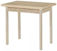 Стол кухонный обеденный деревянный маленький для кухни VS12 Дуб Сонома прямоугольный раскладной трансформер