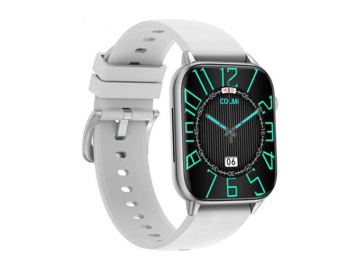 Умные часы Colmi C60 Silicone Strap Silver-Grey - фото 1 - id-p223034272