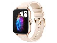 Умные часы Colmi P28 Plus Silicone Strap Gold-Pink