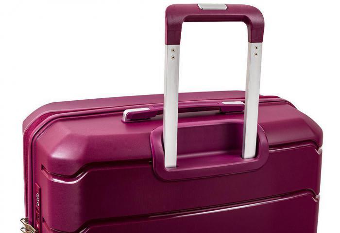 Дорожный чемодан пластиковый на колесах SUPRA STS-1004-S розовый маленький S на колесиках - фото 5 - id-p223034374