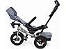 Детский трёхколесный велосипед трансформер Kids Trike Lux Comfort серый, фото 2