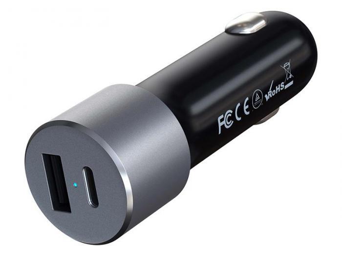 Зарядное устройство Satechi Type-C PD 72W Car Charger ST-TCPDCCM - фото 1 - id-p223034503