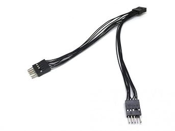 Аксессуар Переходник с материнской платы Espada USB 2.0 IDC 10pin Female to 2x IDC 10pin Male E9pFto29pM