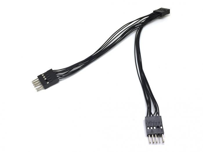 Аксессуар Переходник с материнской платы Espada USB 2.0 IDC 10pin Female to 2x IDC 10pin Male E9pFto29pM - фото 1 - id-p223034541