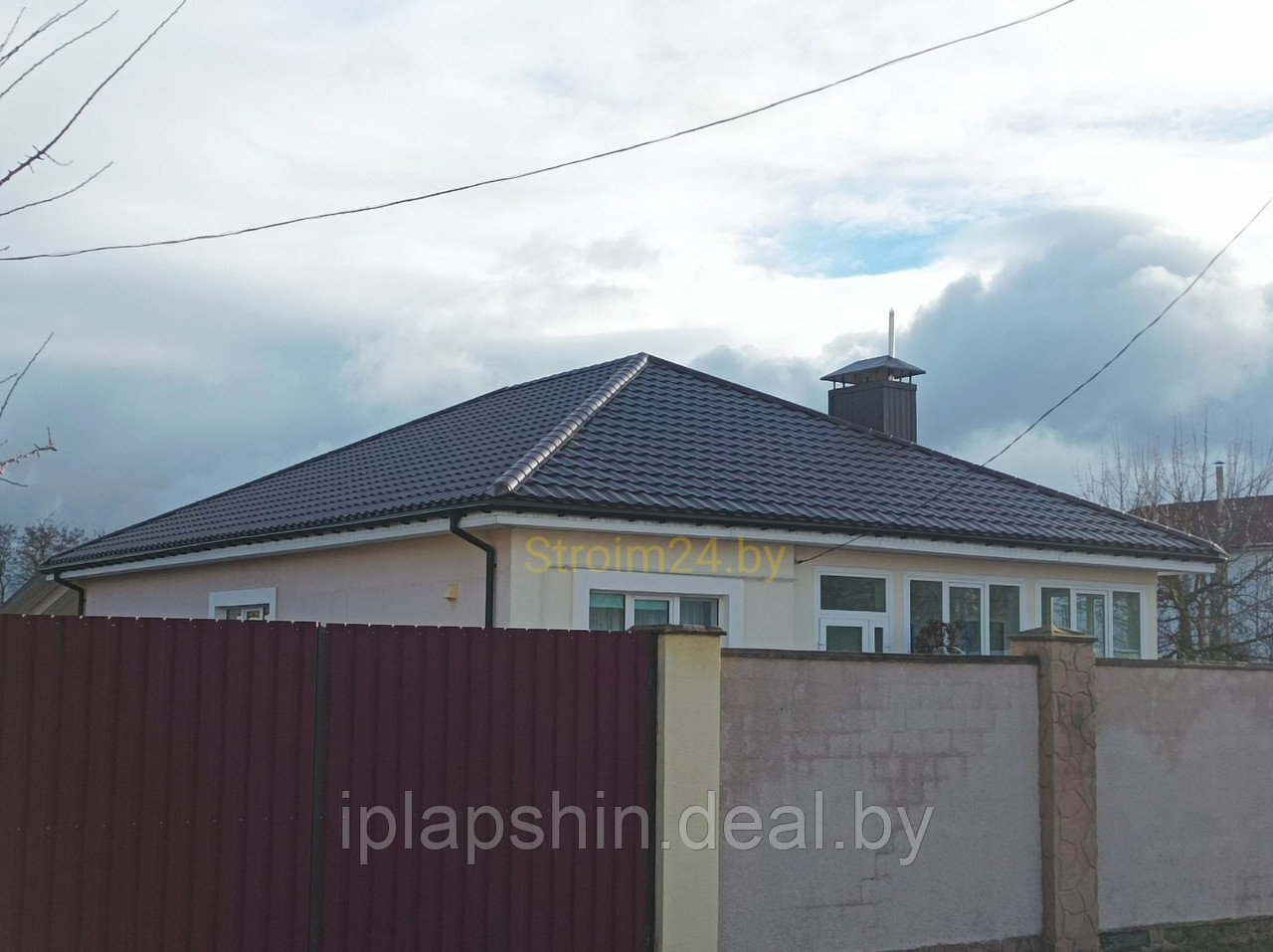 Перекрываем крышу частного дома металлочерепицей - фото 2 - id-p146555823