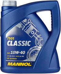 Моторное масло Mannol Classic 10W40 SN/CH-4 / MN7501-5 (5л)