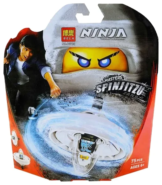 Ниндзяго Конструктор Lari (Bela) Ninja 10795 Ниндзя Ninja Кружитсу Зейн волчок 75 деталей аналог Лего
