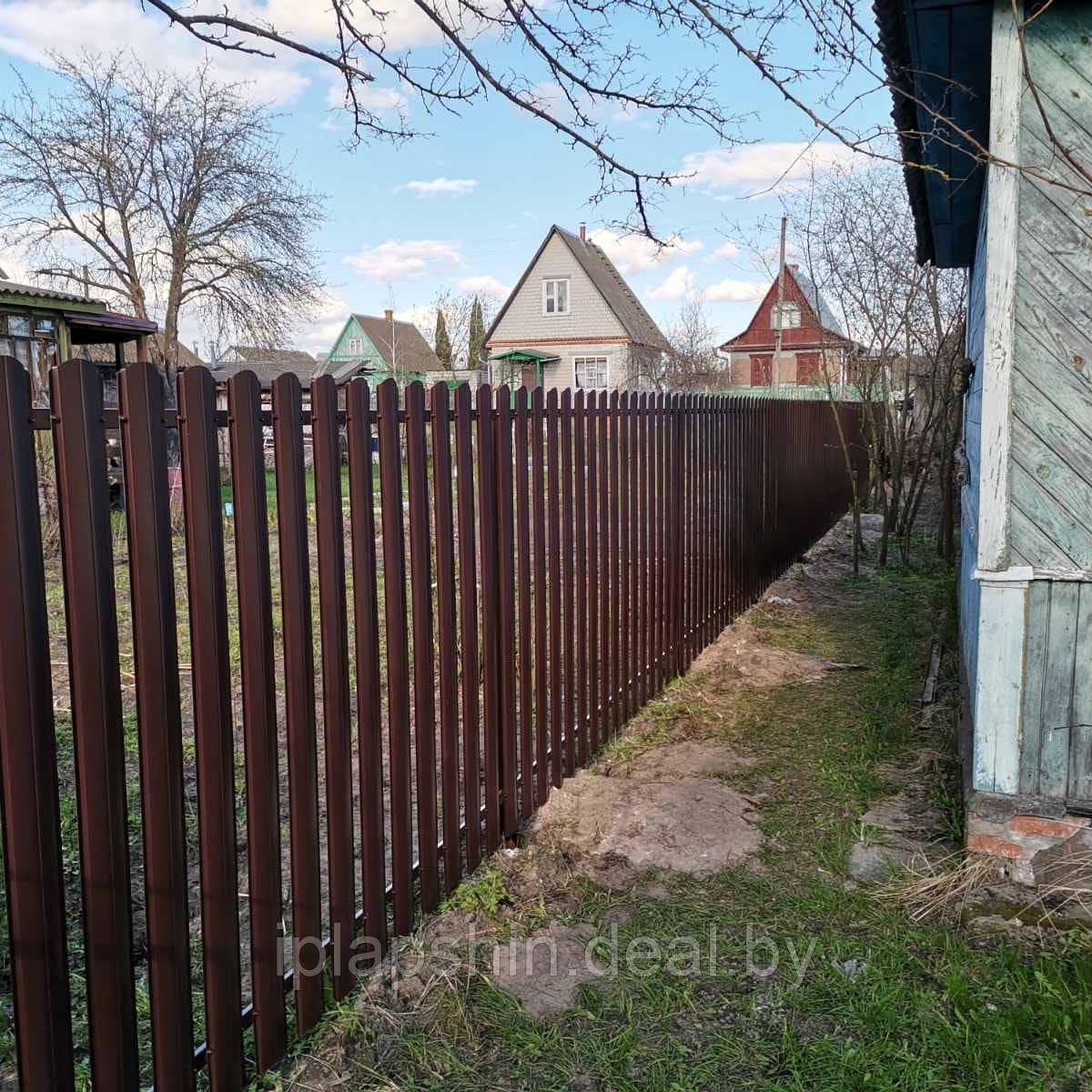 Забор из металлоштакетника в Гомеле - фото 3 - id-p223083433