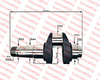 Коленвал голый R180/180N