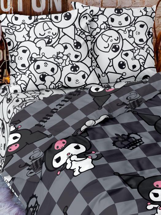 Постельное белье 1,5-спальное детское подростковое комплект для девочек подростков хеллоу китти Hello Kitty - фото 5 - id-p222821629