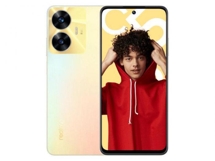 Игровой смартфон телефон для игр Realme C55 8/256Gb LTE золотистый мобильный - фото 1 - id-p222822161