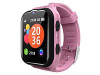 Детские смарт часы-телефон для детей девочки Geozon SmartWatch Kids Superstar розовые с голосовым помощником