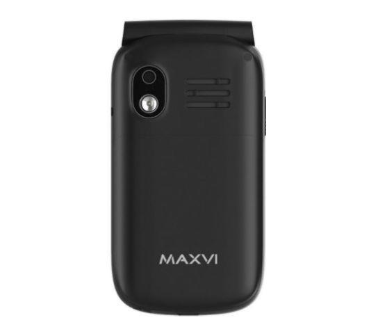 Телефон раскладушка кнопочный сотовый MAXVI E6 черный - фото 4 - id-p222985389