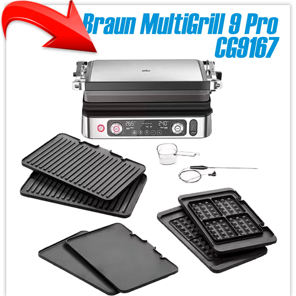 Электрогриль Braun MultiGrill 9 Pro CG9167