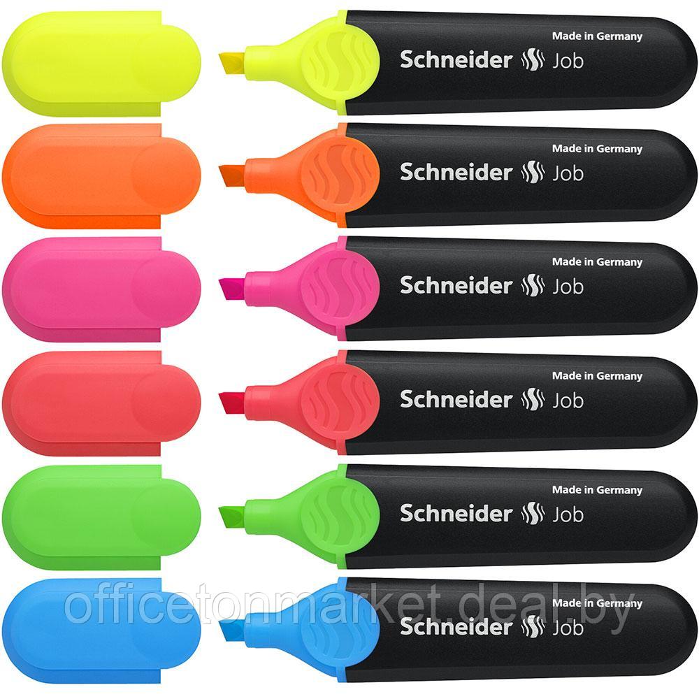 Набор маркеров текстовых "Schneider Job", 6 шт, ассорти - фото 1 - id-p222974797