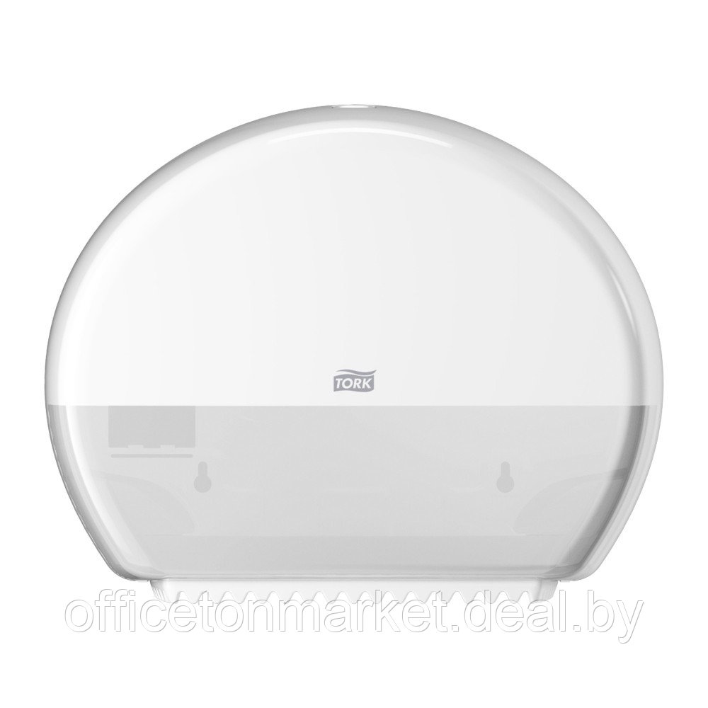 Диспенсер для туалетной бумаги в мини рулонах Tork "Т2", ABS-пластик, белый (555000-38) - фото 2 - id-p137122774