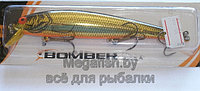 Воблер Bomber Long A B15A (11,9см, 13гр, 0,6-2,4м) floating xmko (gold chrome orange belly)