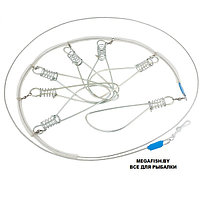 Кукан Fisherman's Friend на 5 карабинов (металлический трос)