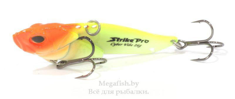 Блесна-цикада Strike Pro Cyber Vibe 40 (4см, 6,6гр) sinking A116L Светящийся - фото 1 - id-p223090915