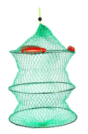Садок рыболовный круглый с поплавком Namazu 40х80х25 см - фото 1 - id-p223090993