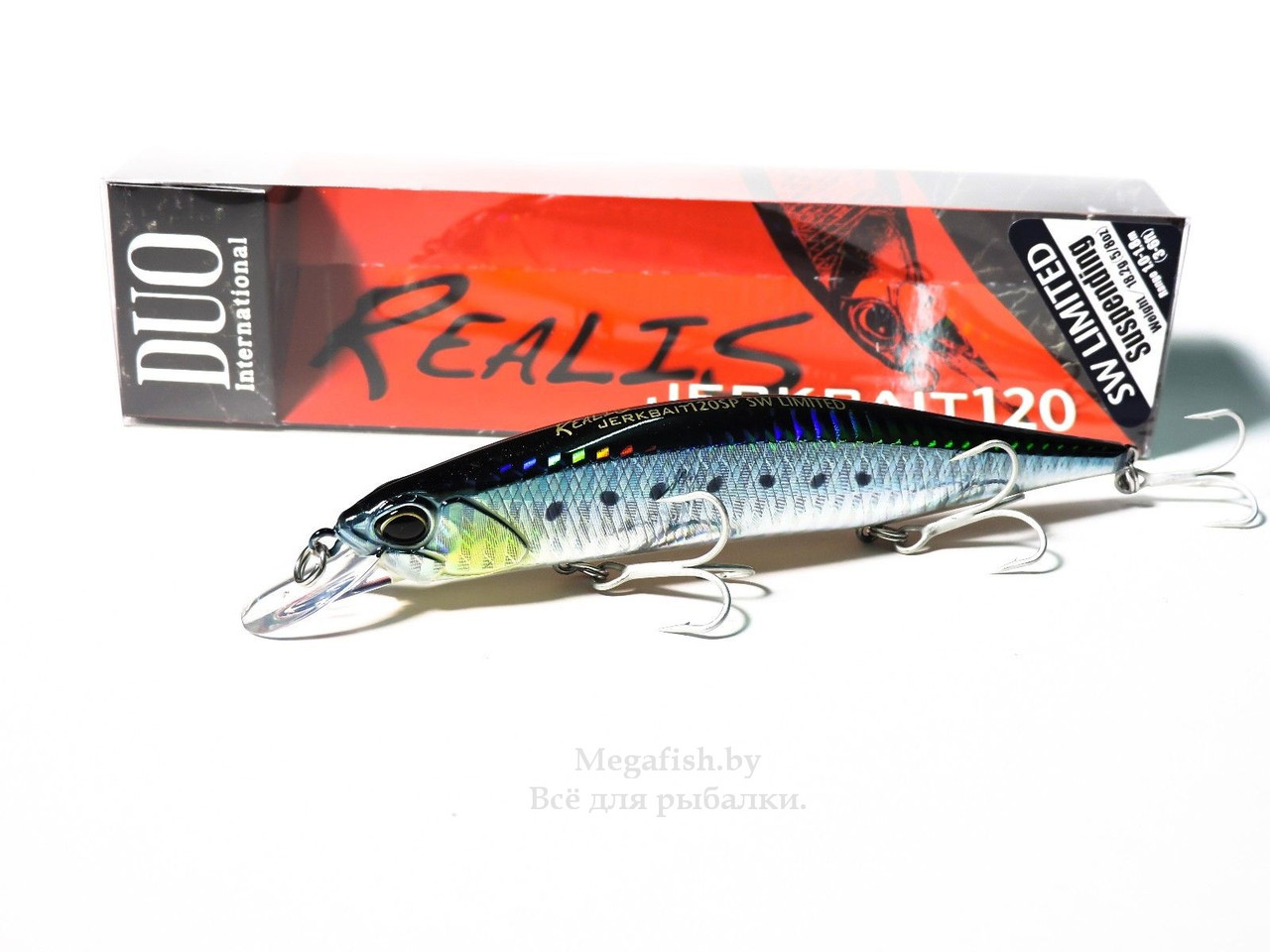 Воблер DUO модель Realis Jerkbait 120SP, 120мм, 18.0 гр. ADA3093 - фото 2 - id-p223091017