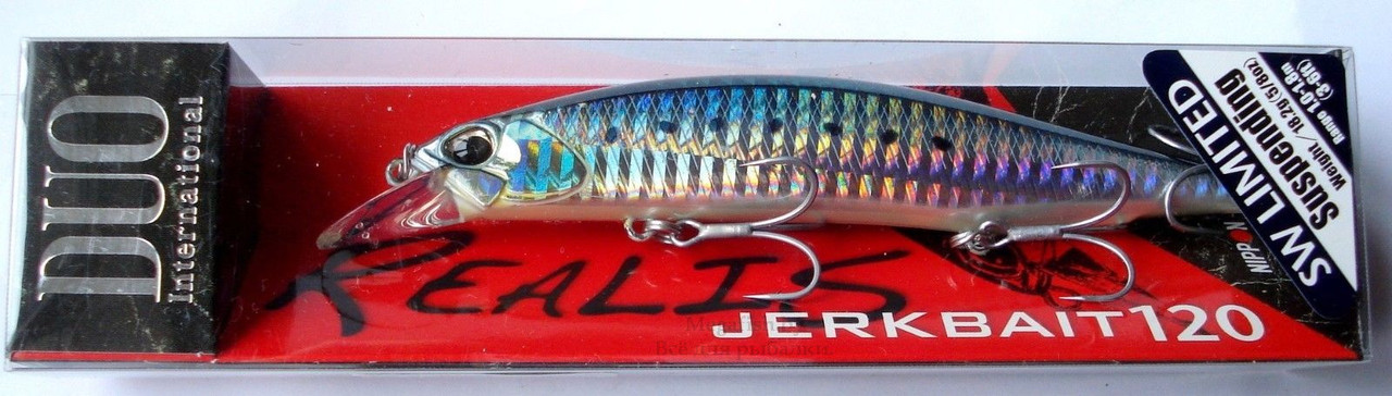 Воблер DUO модель Realis Jerkbait 120SP, 120мм, 18.0 гр. ADA3093 - фото 4 - id-p223091017