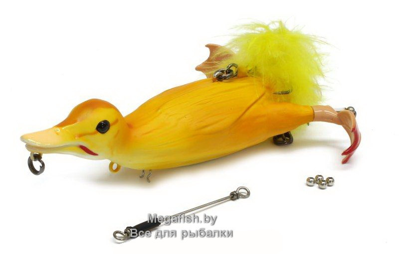 Утка Savage Gear 3D Suicide Duck 150 (70 гр; 15 см) 02 Yellow - фото 1 - id-p223091499
