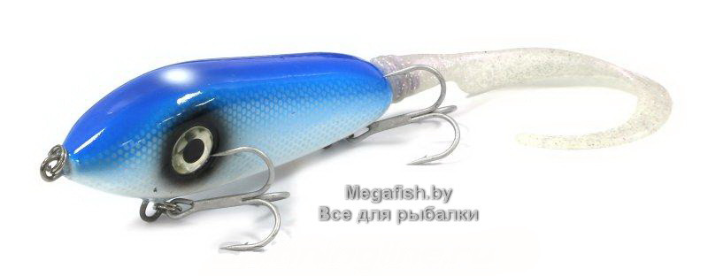Воблер Abu Garcia Mcmy Tail 100 (47 гр; 10 см; 0.5-1.5 м) Blue Silver - фото 1 - id-p223092555