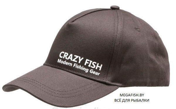 Кепка Crazy Fish Modern Grey (XL) - фото 1 - id-p223100495