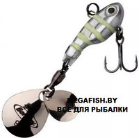 Тейлспиннер Berkley Pulse Spintail (14 гр; 7 см) Glow Silver Zebra