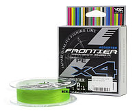 Шнур YGK Frontier X4 PE (100 м; #0.8; light green)