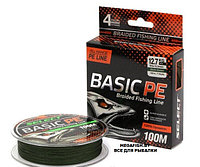 Шнур Select Basic PE X4 (100 м; 0.12 мм; dark green)