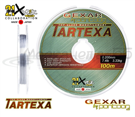 Монолеска Pontoon21 GexarTartexa, 0.24мм., 4.60кг, 10.2Lb, 100м, св. серая - фото 1 - id-p223105571