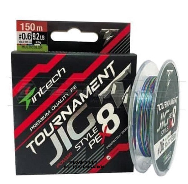 Шнур Intech Tournament Jig Style PE X8 (150 м; #1.0; Multicolor) - фото 1 - id-p223106583