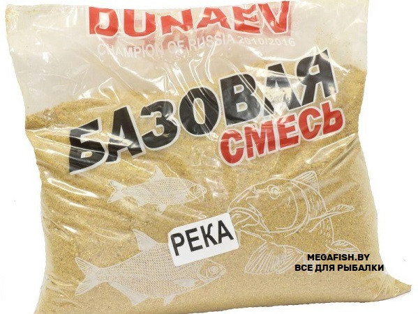Прикормка Dunaev "Базовая смесь" (2.5 кг; Река) - фото 1 - id-p223096718