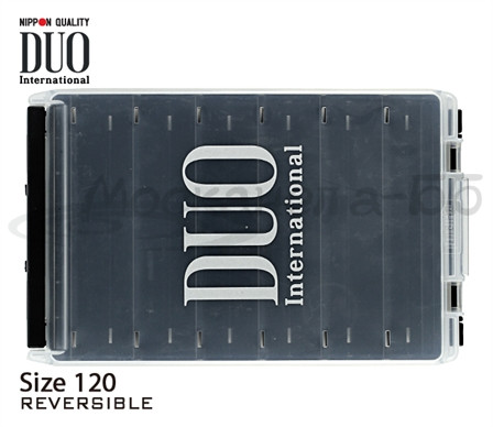 Коробка DUO REVERSIBLE 120, 200*126*36 мм, цвет-белый, верх-прозрачный - фото 1 - id-p223104656