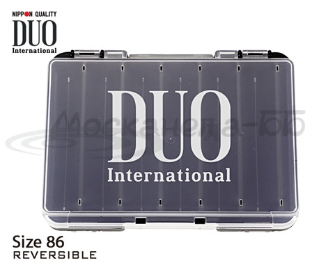 Коробка DUO REVERSIBLE D86, 140*104*32 мм, цвет-белый, верх-прозрачный - фото 1 - id-p223104658