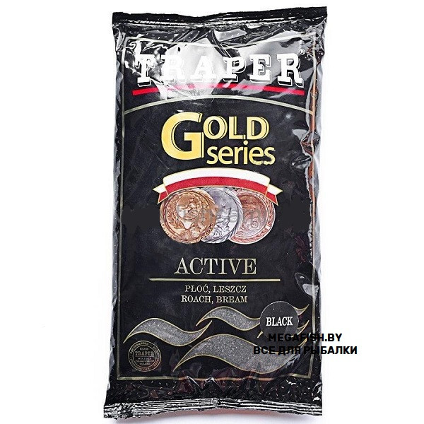Прикормка Traper Gold (1 кг; Active Black) - фото 1 - id-p223096789