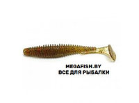 Приманка FishUp U-Shad 3.5" (8.9 см; 9 шт.) 045 green pumpkin/red&black