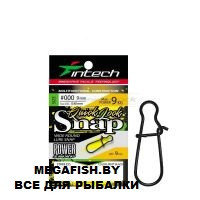 Карабин Intech Quick lock Snap Matt Black (№0; 9 шт.)