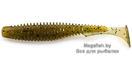 Приманка FishUp U-Shad 3" (2.37 гр; 7.5 см; 9 шт.) 074 Green Pumpkin Seed - фото 1 - id-p223093023