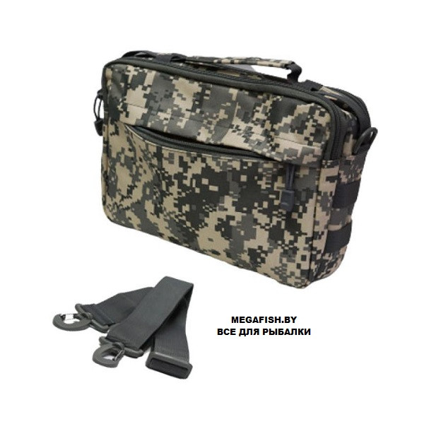 Сумка поясная Fish2Fish Riverbag (30*20*10 см) серая цифра - фото 2 - id-p223099972