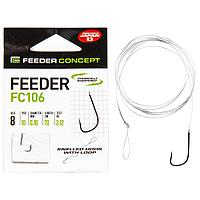 Крючки с поводком Feeder Concept FEEDER FC106 70cm №8