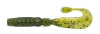 Твистер MEGABASS COUNTER GRUB 3.5", 8шт. в уп., цвет: Water Melon Seed