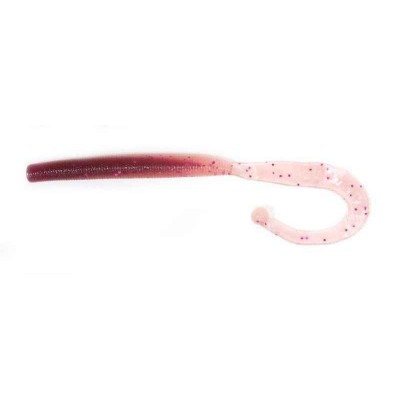 Твистер MEGABASS Dot Worm P 2 1/4", 5шт в уп., цвет: Plum Grape Core Cherry Flake - фото 1 - id-p223105955