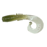 Твистер MEGABASS ROCKY FRY 1.5" P Curly Tail, 5 шт в уп., цвет: Water Melon Clear 11