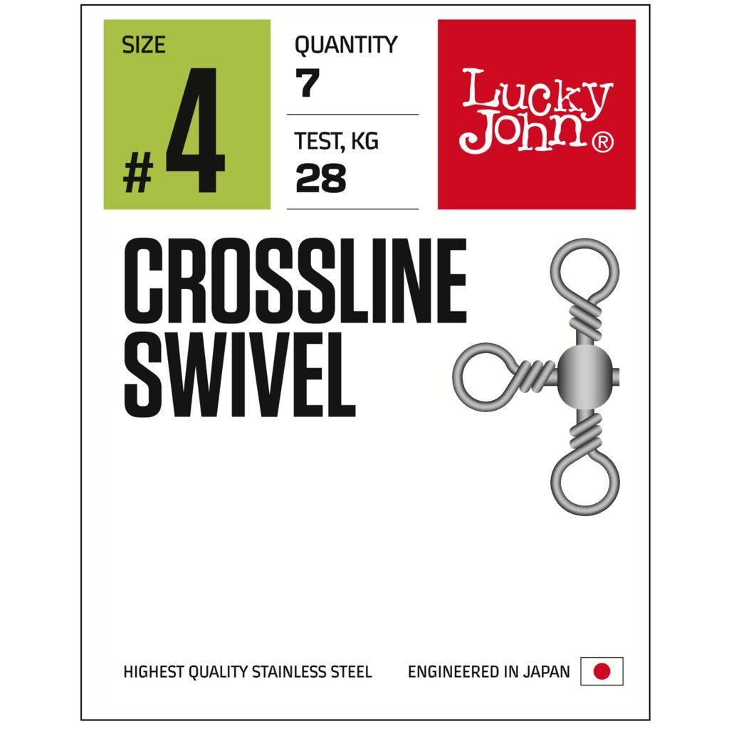 Вертлюги трехсторониие Lucky John Pro Series CROSSLINE SWIVEL 008 - фото 1 - id-p223102020